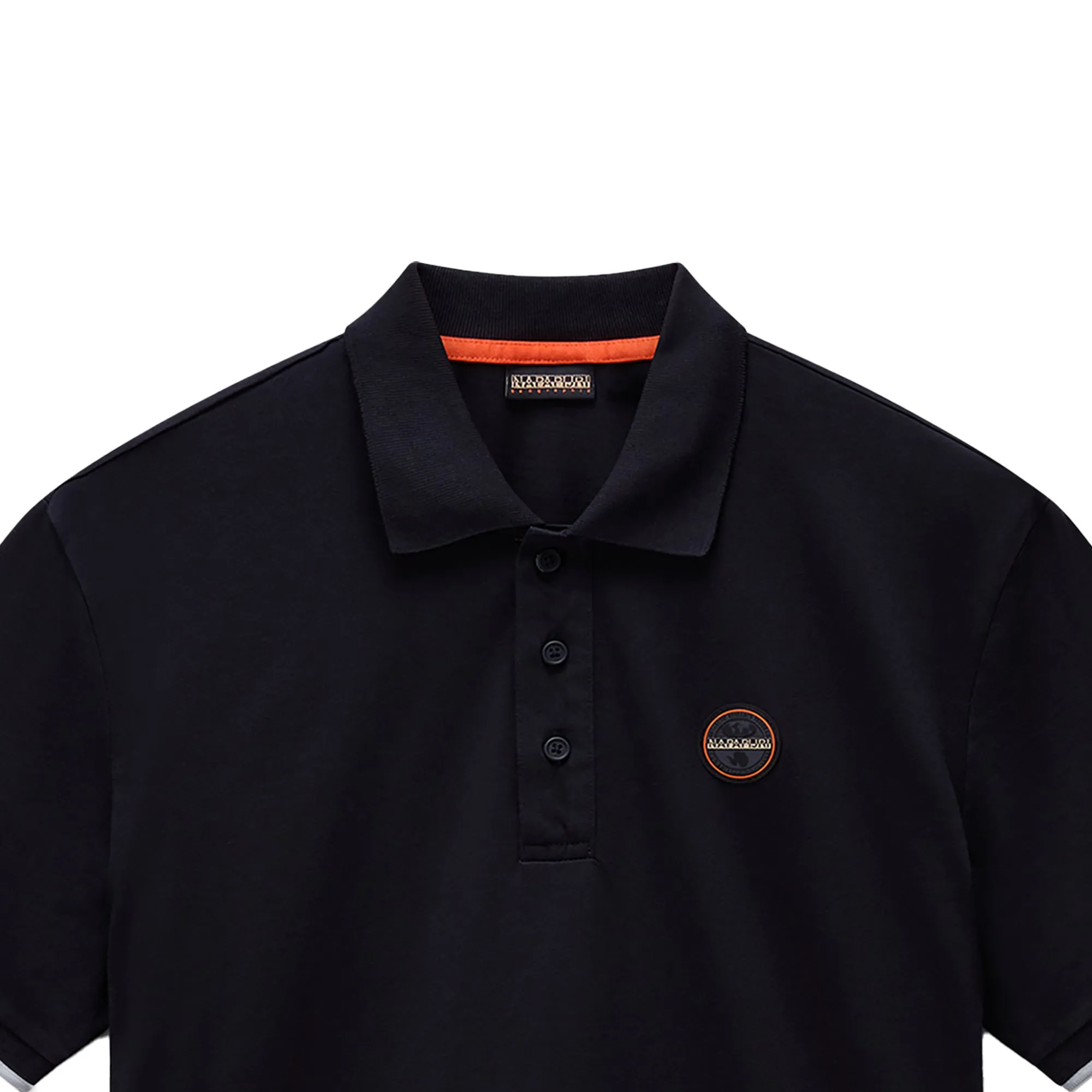 Napapijri E Badge Polo Shirt Black