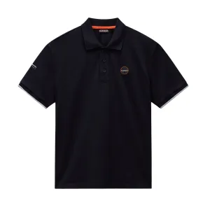 Napapijri E Badge Polo Shirt Black