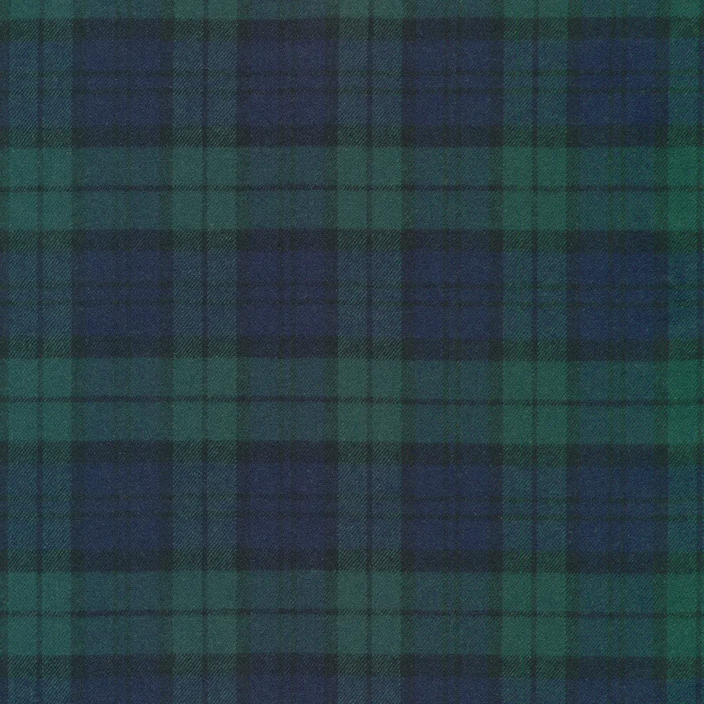 Niseko Flannel Plaid - Lake $18.99/Yard