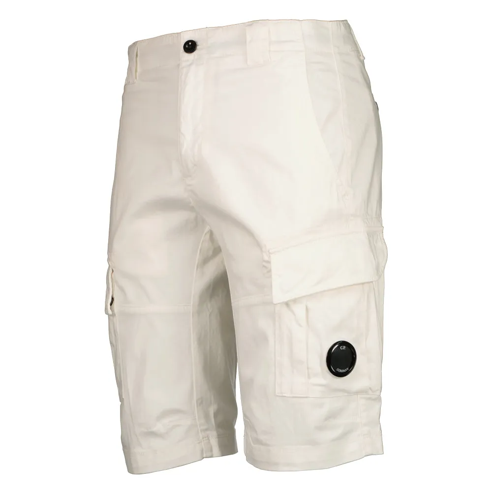 Satin Stretch Lens Cargo Shorts