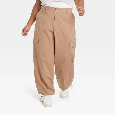 Women's High-Rise Utility Cargo Pants - Ava & Viv